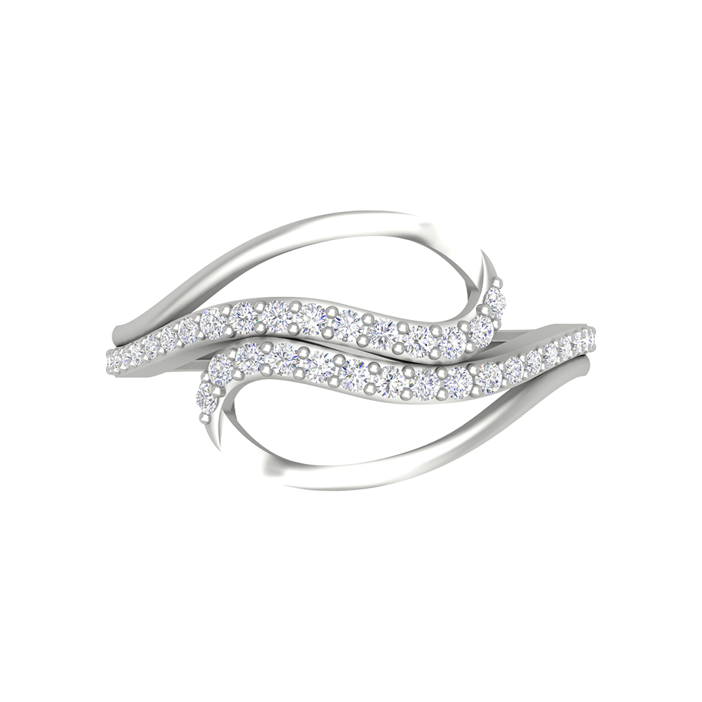 Sparkling twin Ring