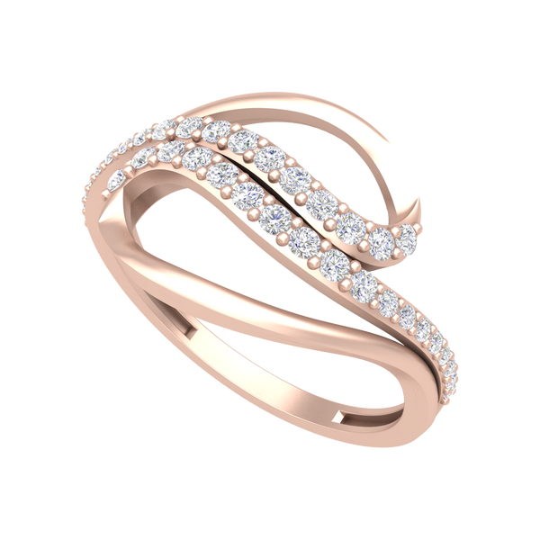 Sparkling twin Ring