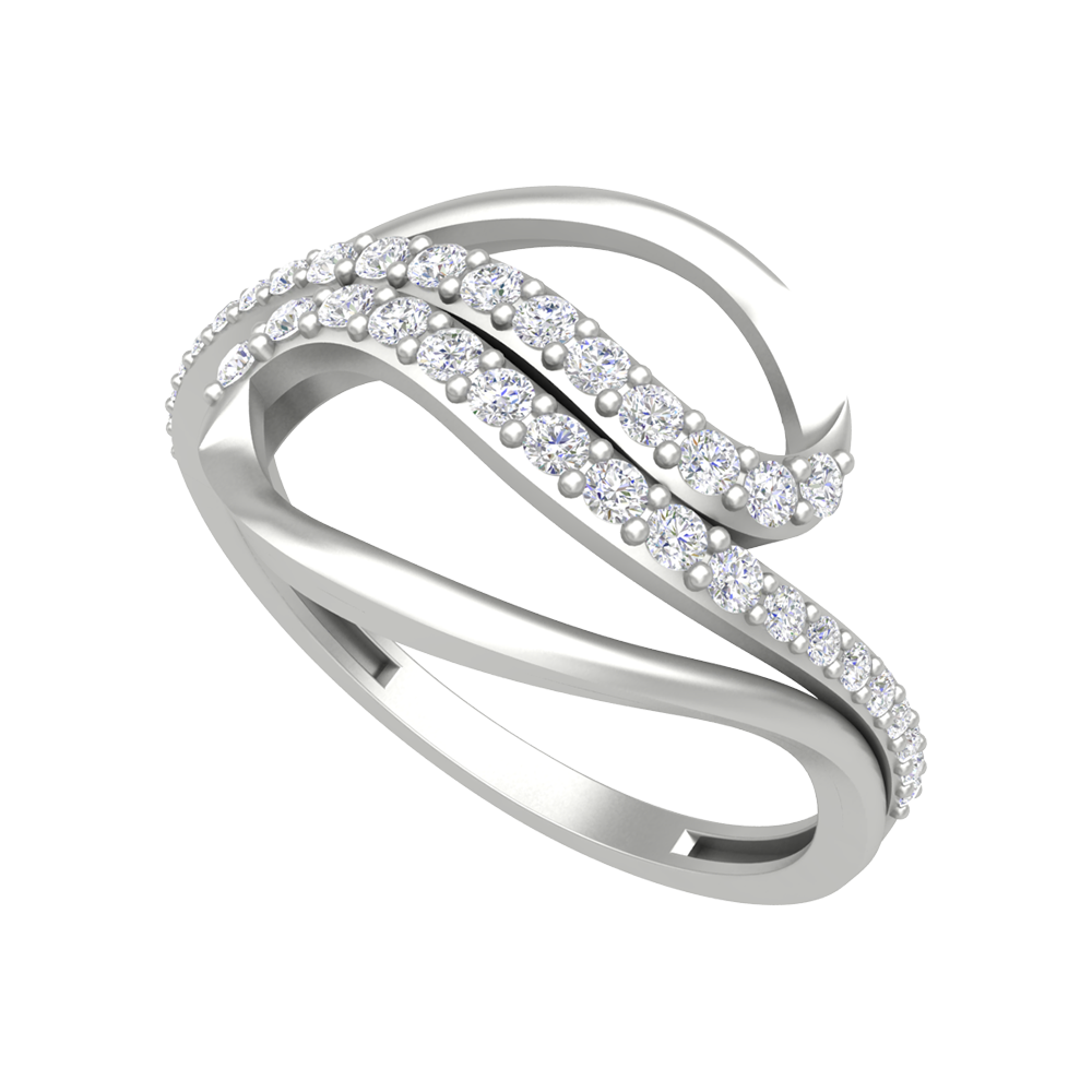 Sparkling twin Ring