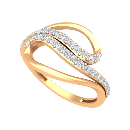 Sparkling twin Ring