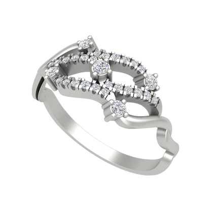 Bubble Diamond Band