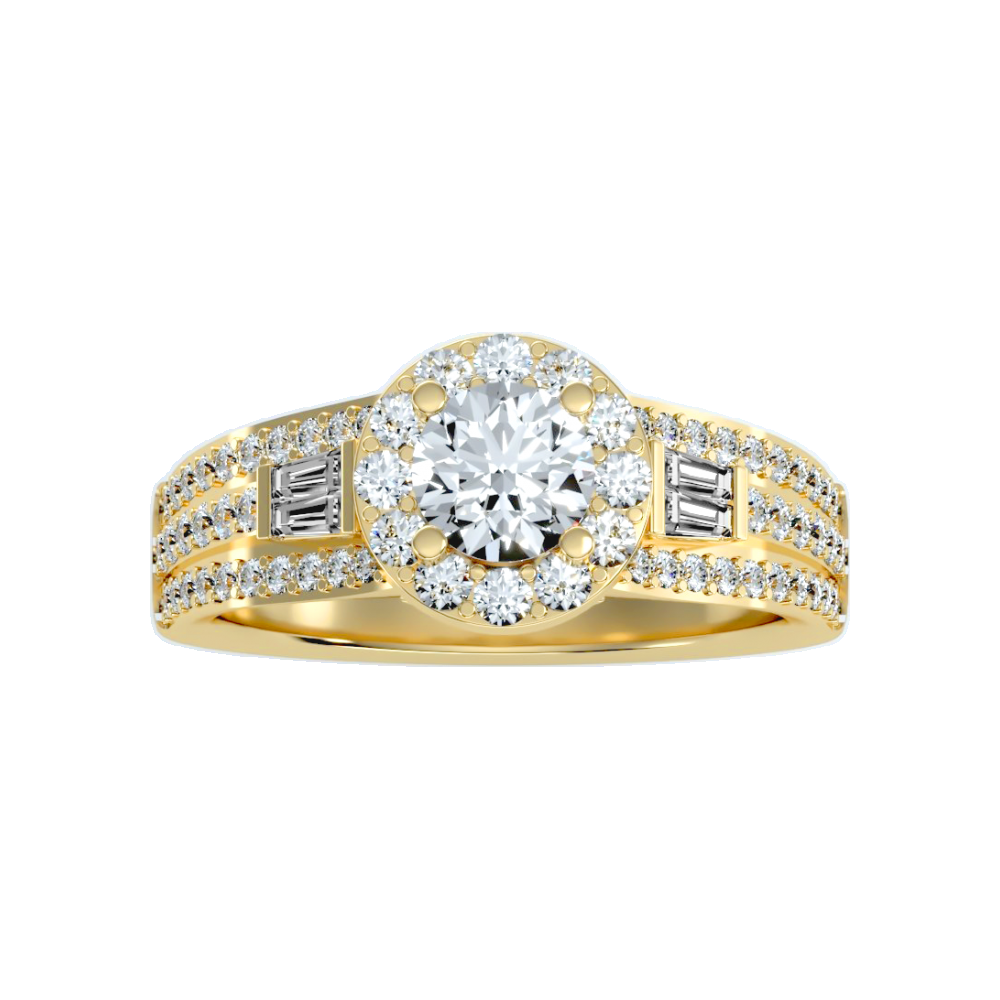 Lucrezia Diamond Halo Ring