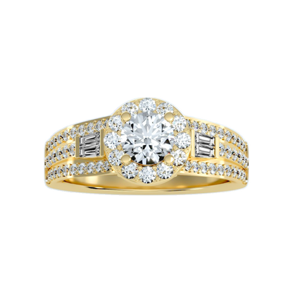 Lucrezia Diamond Halo Ring