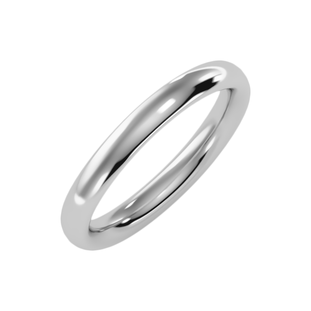 Jintz Wedding Band-Color_White-Gold