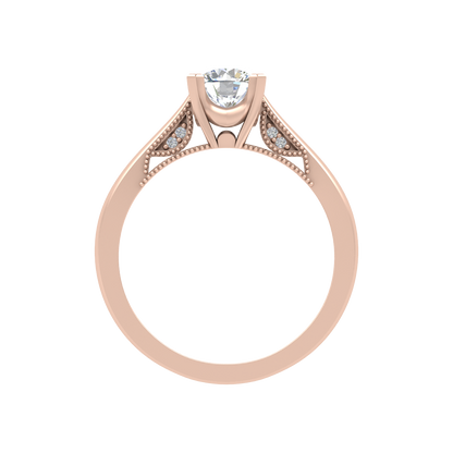 Pearl Perfect Solitaire Ring