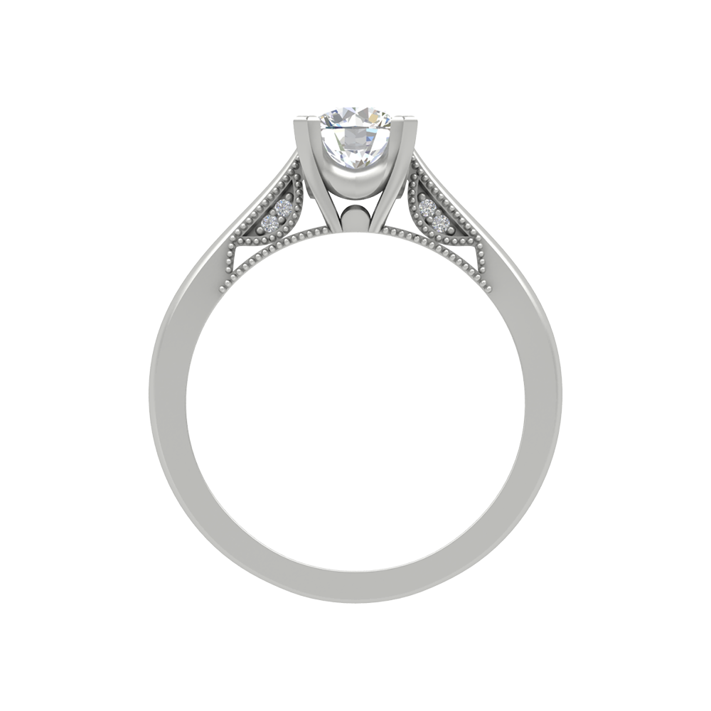 Pearl Perfect Solitaire Ring