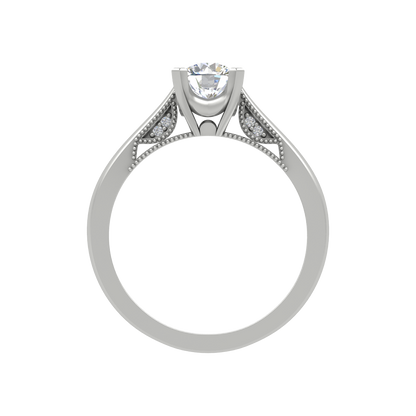 Pearl Perfect Solitaire Ring