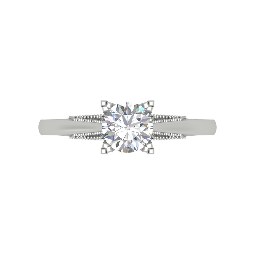 Pearl Perfect Solitaire Ring