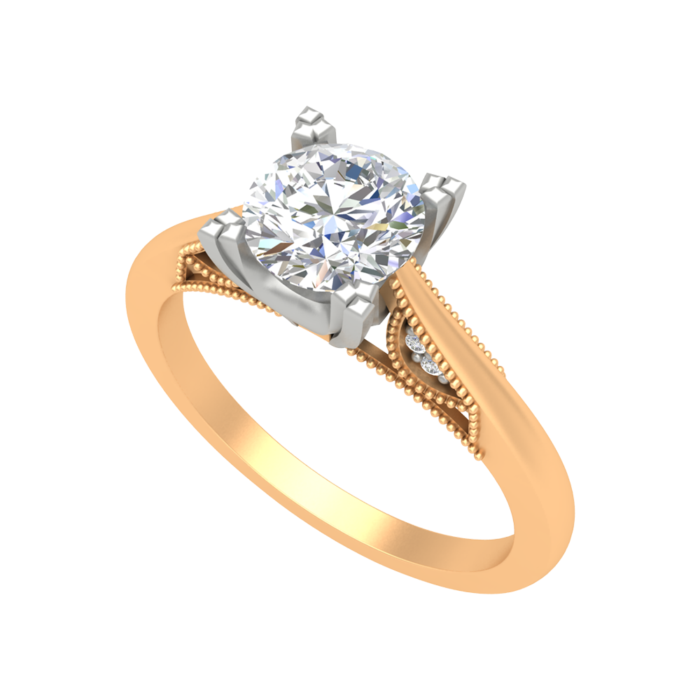 Pearl Perfect Solitaire Ring-Color_Yellow-Gold