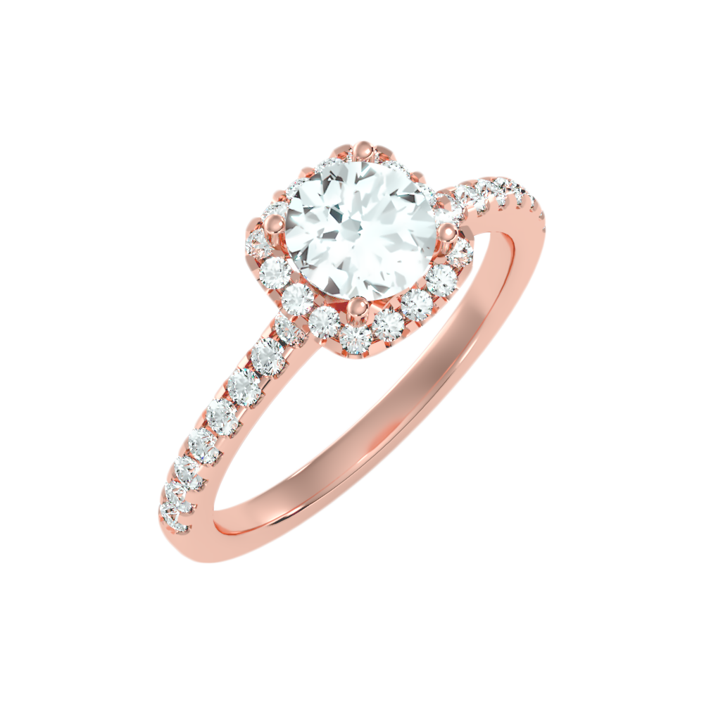 Sphine Halo Ring-Color_Rose-Gold