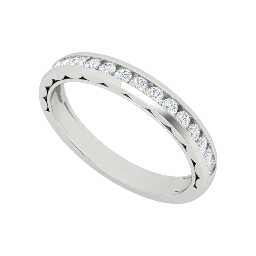 Linda Rosa Diamond Band-Color_White-Gold