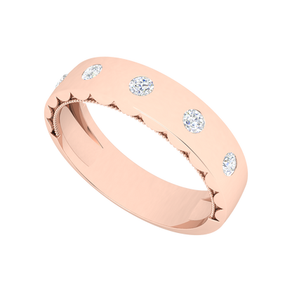 Belle Rose Broad Band Ring