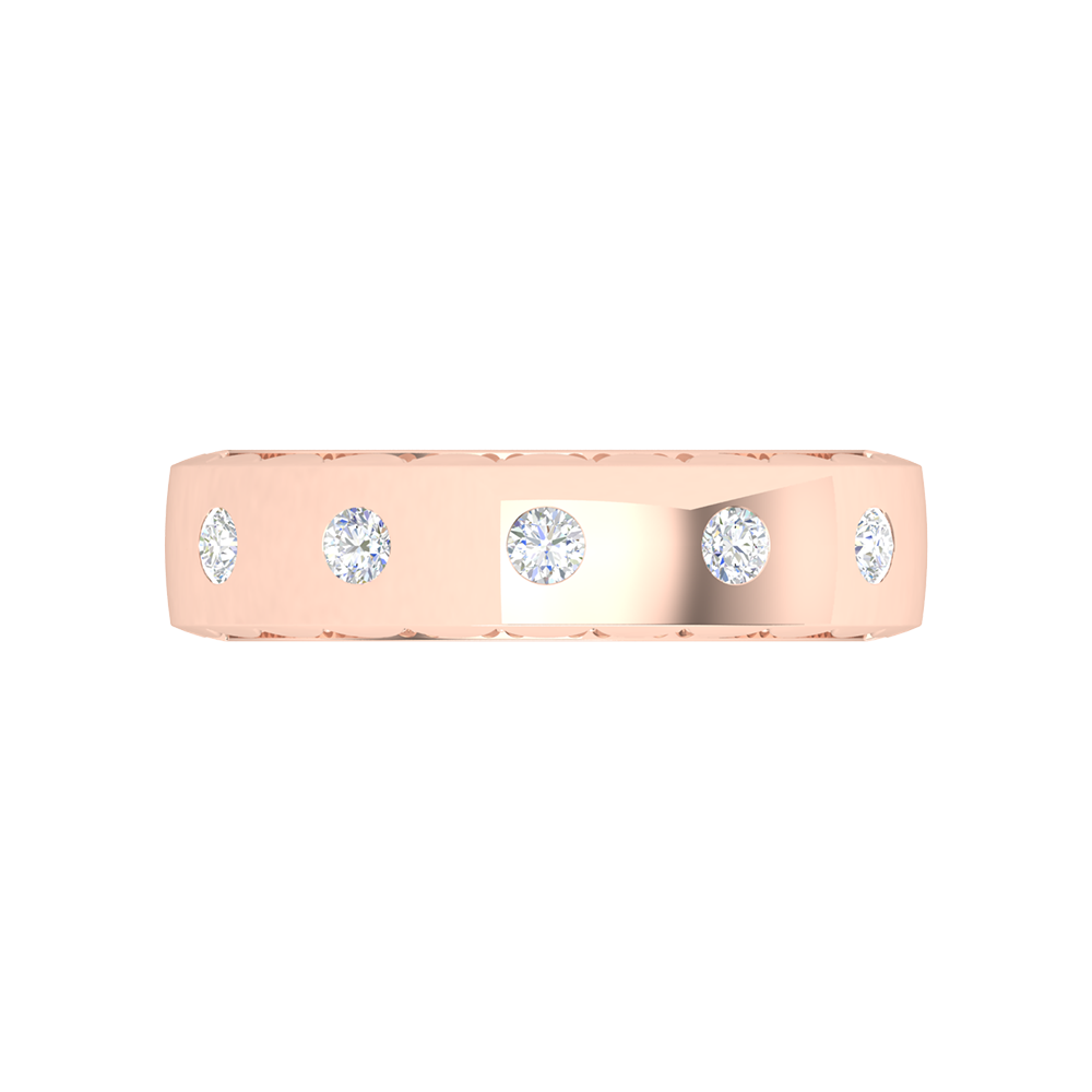 Belle Rose Broad Band Ring