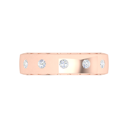 Belle Rose Broad Band Ring