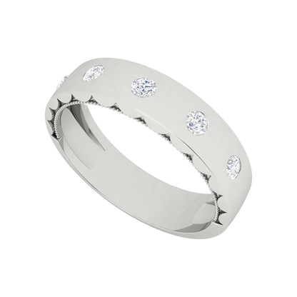 Belle Rose Broad Band Ring