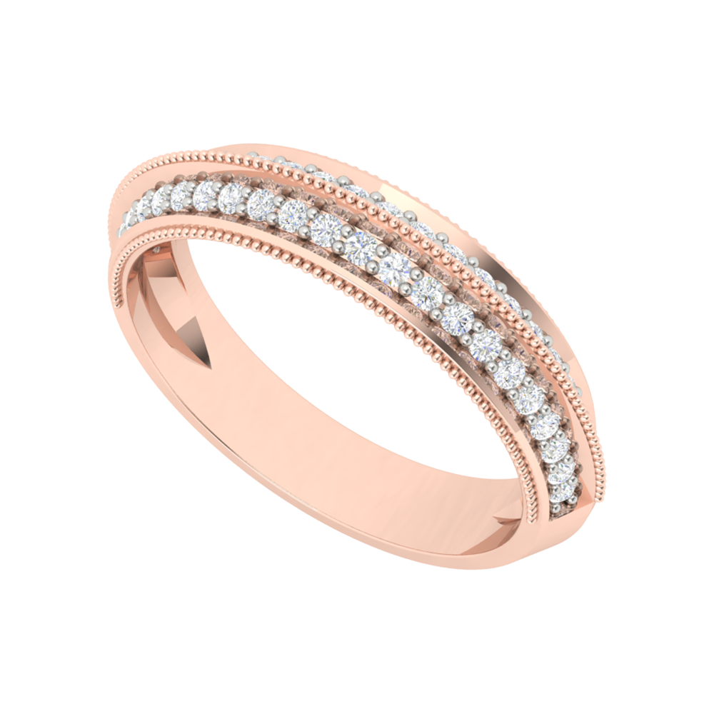 Bella Glitter Diamond Band-Color_Rose-Gold