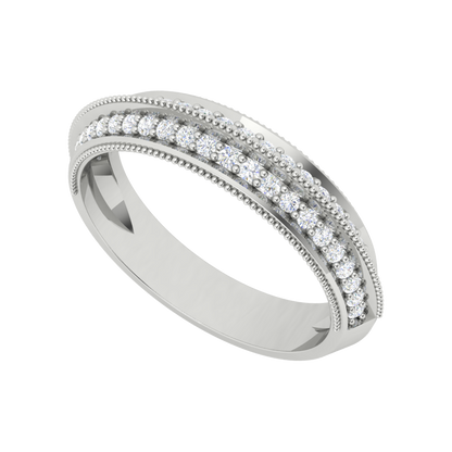 Bella Glitter Diamond Band-Color_White-Gold