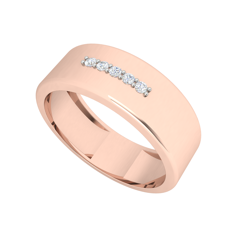 Glamours Broad Band Ring