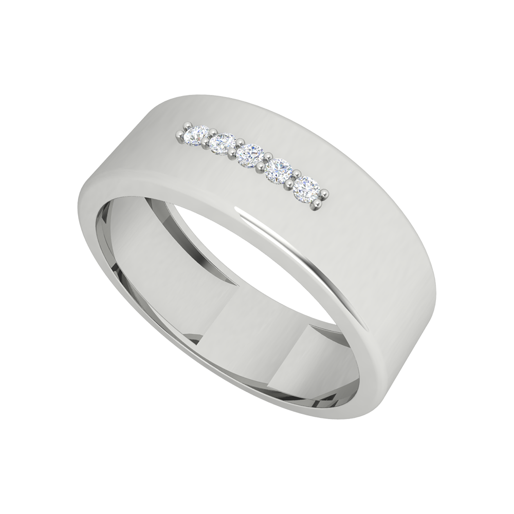 Glamours Broad Band Ring