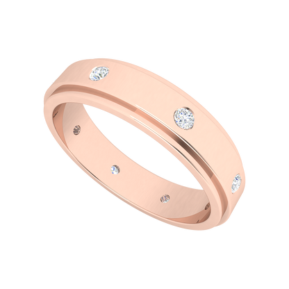 Bonic And Bold Broad Band Ring-Color_Rose-Gold