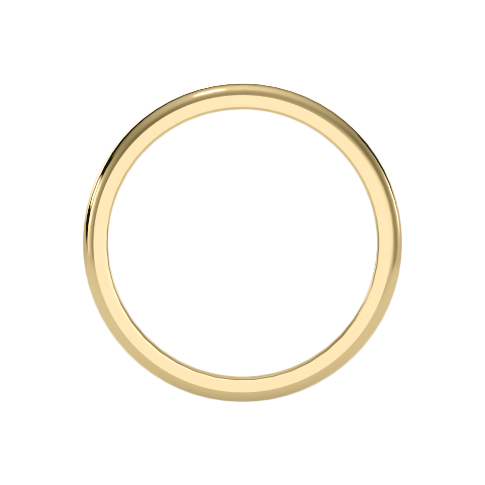 Milla Ultra Thin Round Band.-Color_Yellow-Gold