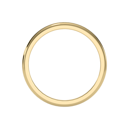 Milla Ultra Thin Round Band.-Color_Yellow-Gold