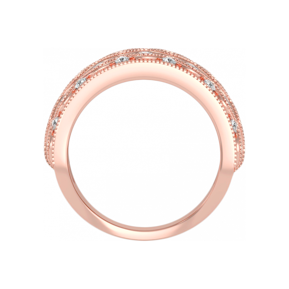 Magnificent Half Eternity Ring-Color_Rose-Gold