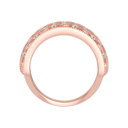 Magnificent Half Eternity Ring-Color_Rose-Gold