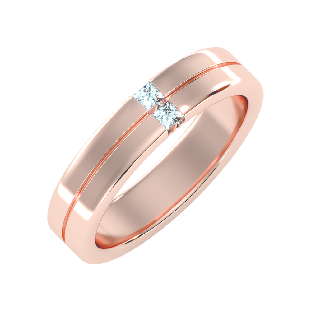 Finest Men's Broad Band Ring-Color_Rose-Gold