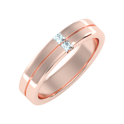 Finest Men's Broad Band Ring-Color_Rose-Gold