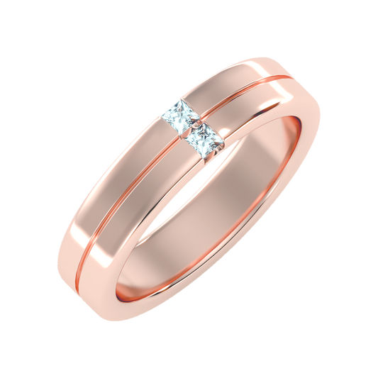 Finest Men's Broad Band Ring-Color_Rose-Gold