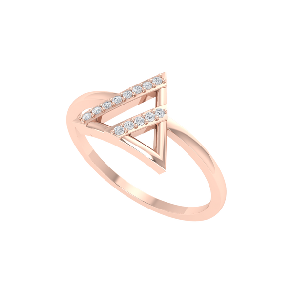 Twisted Tiara Diamond Ring