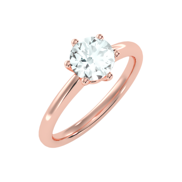 Joyful Classic Solitaire Ring-Color_Rose-Gold