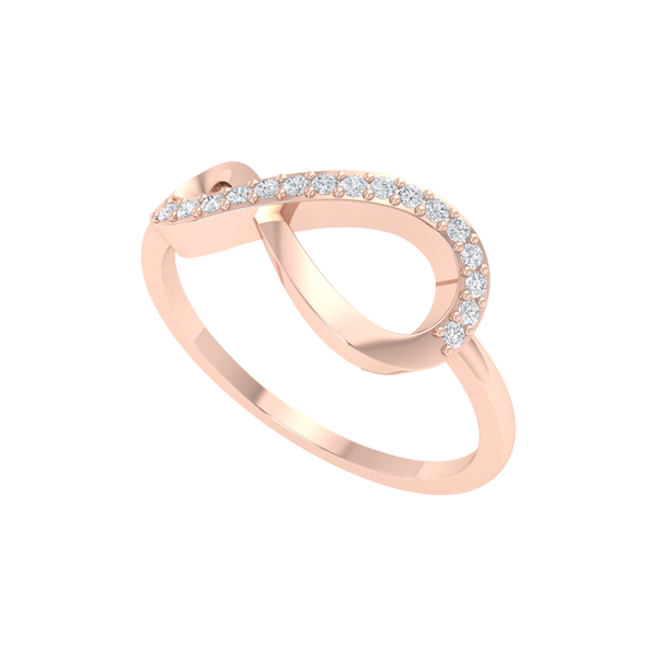 Glistening Infinity Ring