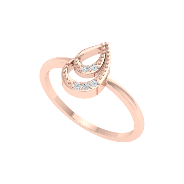 Stunning Pear Shaped Diamond Ring