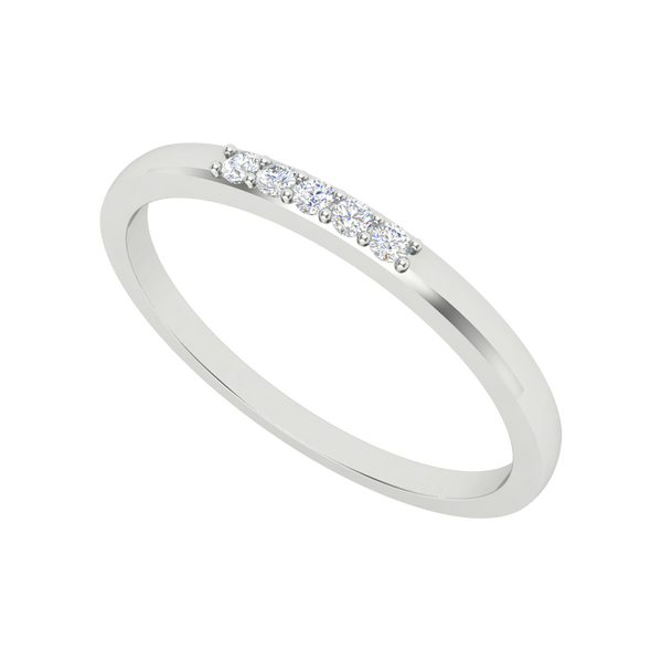 Mirinda Stackable Ring-Color_White-Gold