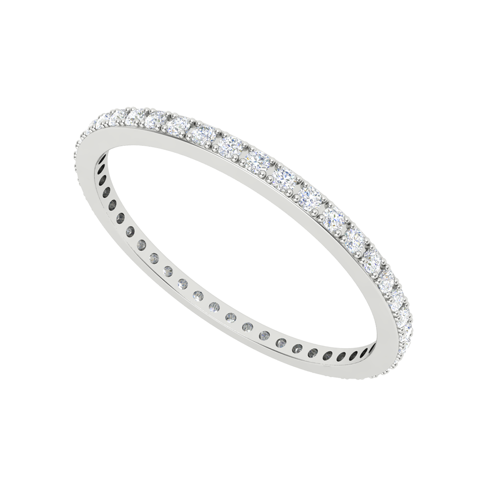 Stupefacente Eternity Ring-Color_White-Gold