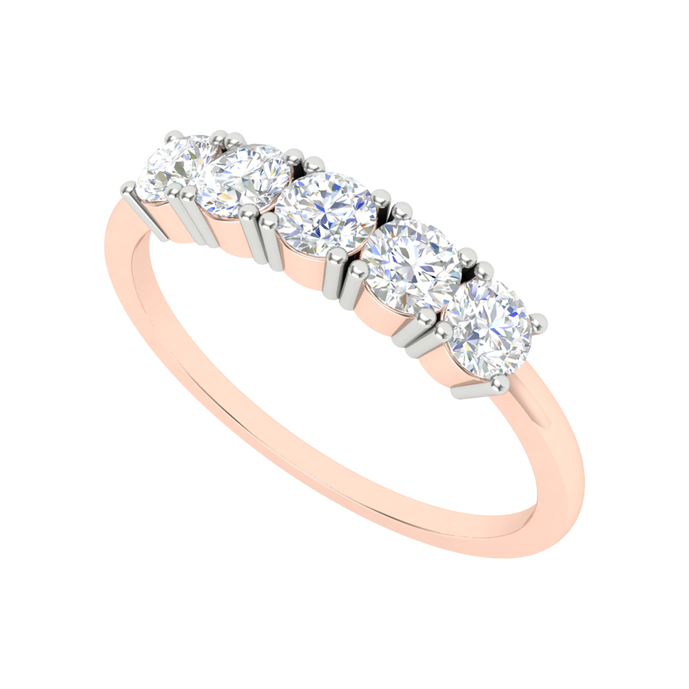 Divan Half eternity Ring-Color_Rose-Gold