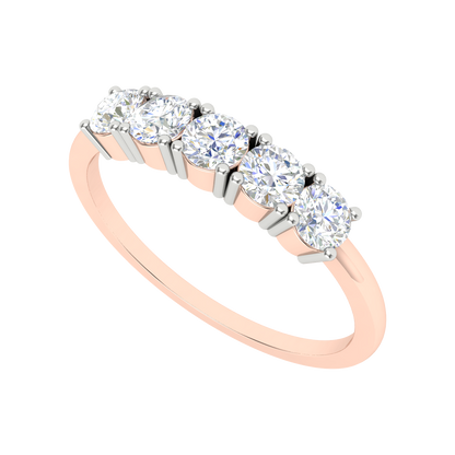 Divan Half eternity Ring-Color_Rose-Gold