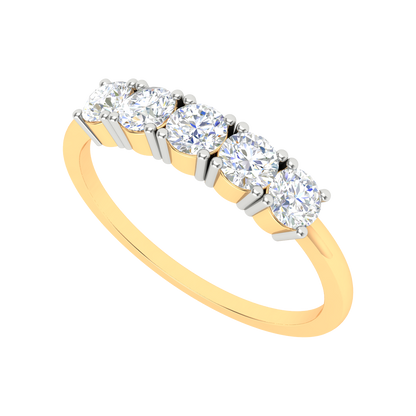 Divan Half eternity Ring-Color_Yellow-Gold