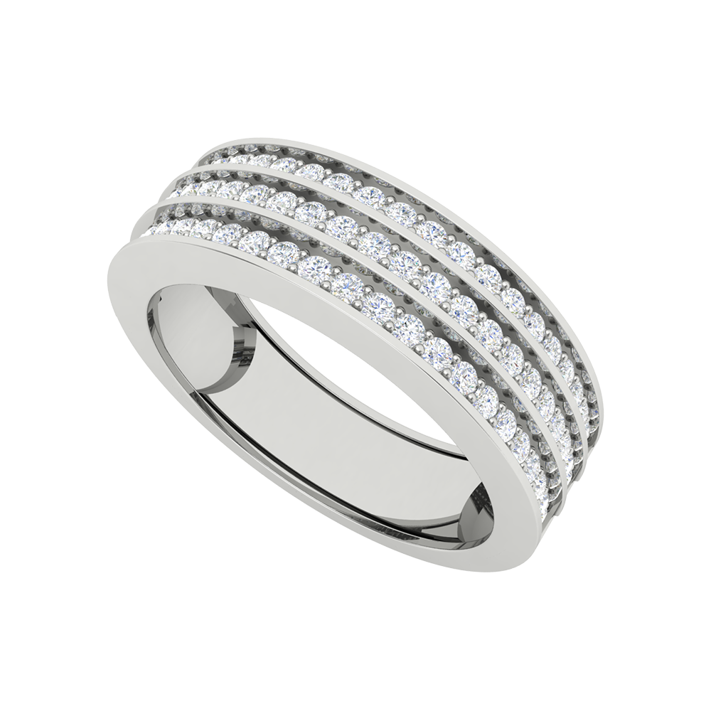 Magnificient Ring Glitter Diamond Band