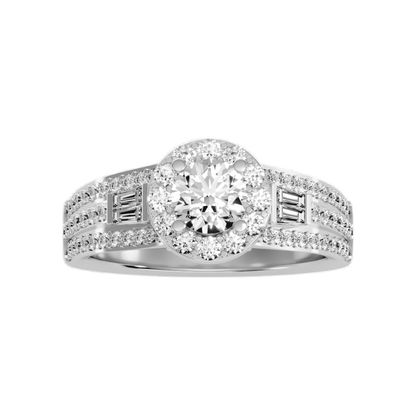 Lucrezia Diamond Halo Ring