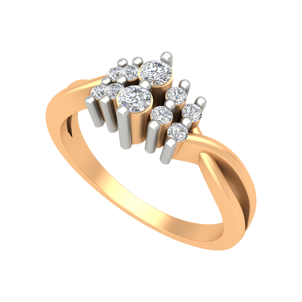 Aivara Diamond Ring-Color_Yellow-Gold