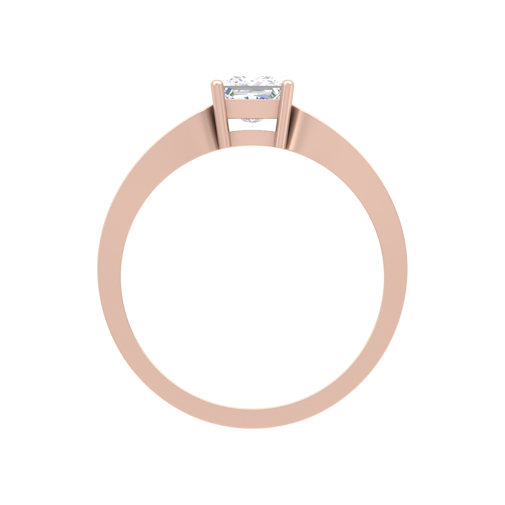 Classy Loop Solitaire Ring