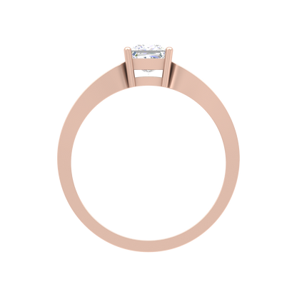 Classy Loop Solitaire Ring