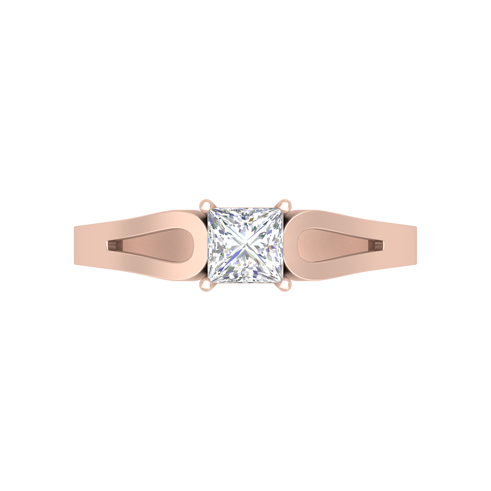 Classy Loop Solitaire Ring