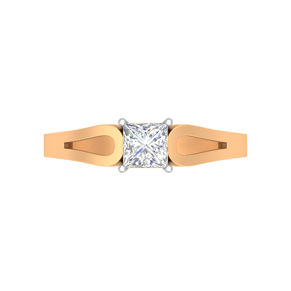 Classy Loop Solitaire Ring