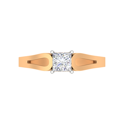 Classy Loop Solitaire Ring