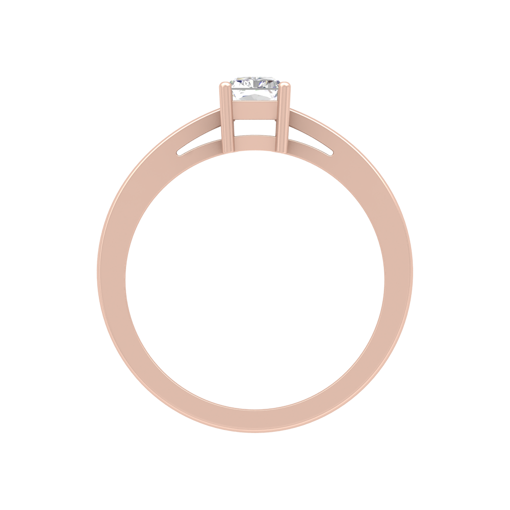 Sqaumous Loop Solitaire Ring