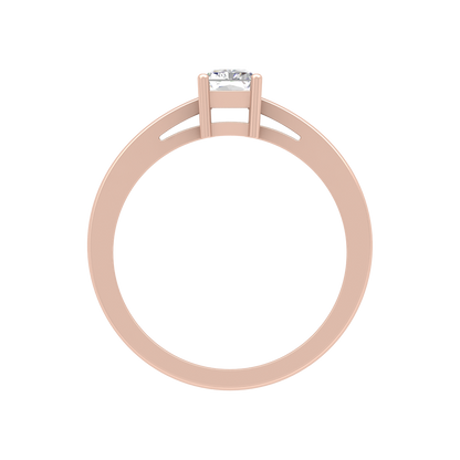 Sqaumous Loop Solitaire Ring